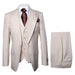 Suits With Baggy Pleated Pants - Wide Leg Pants 100% Wool - Classic Fit by Rossiman