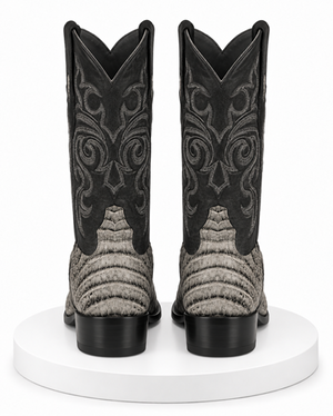 Mens Belly Caiman Cowboy Boots J-Toe