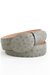 Cinto De Avestruz - Cinto Vaquero Gray Ostrich Belt