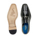 Belvedere Valter Black Crocodile & Lizard Skin Men's Shoes