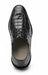 Belvedere Chapo Mens Black Gator Horn Back Lace Up Shoes