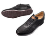 Mens Exotic Sneakers - Alligator Sneakers By Brand in Black