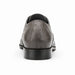 Belvedere Men's Shoes Gray Ostrich Side Buckle Strap Josh 114011