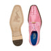 Belvedere Valter Pink Crocodile & Lizard Leather Men's Shoes