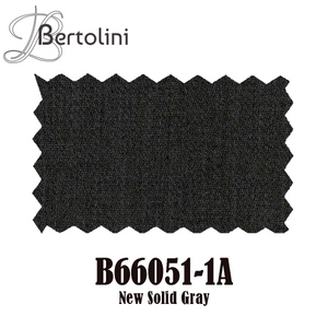 Bertolini Wool & Silk 2Pc 2 Buttons Black or Charcoal