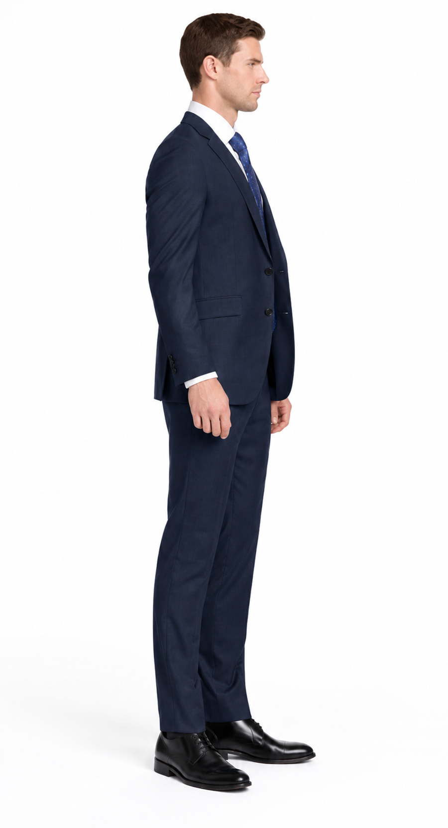 Bertolini 2Pc & 3PC Lt. Gray Two-button Wool Blend Modern Fit