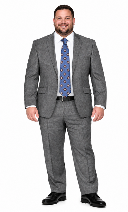 Bertolini 2Pc & 3PC Lt. Gray Two-button Wool Blend Modern Fit