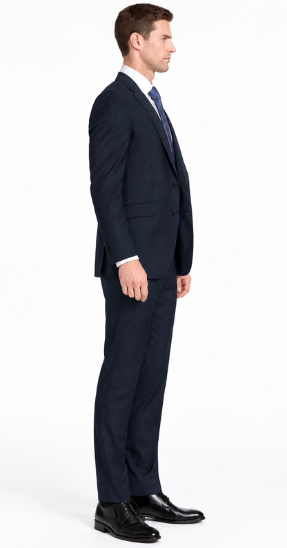Bertolini 2Pc & 3PC Lt. Gray Two-button Wool Blend Modern Fit