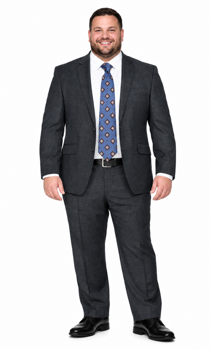 Bertolini 2Pc & 3PC Lt. Gray Two-button Wool Blend Modern Fit