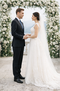 Bertolini 3Pc Wool & Silk Solid Black Suit