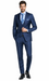 Bertolini Wool & Silk 2Pc French Blue Suit