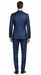 Bertolini Wool & Silk 2Pc French Blue Suit