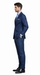 Bertolini Wool & Silk 2Pc French Blue Suit