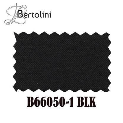 Bertolini 3Pc Wool & Silk Solid Black Suit - Image 8