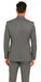 Big and Tall Grey Pinstripe Vested Suit