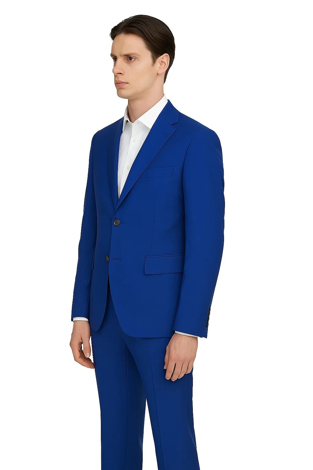 Big And Tall Mens Suit Separates - Dark Royal Blue ~ Indigo ~ Cobalt Blue Suit - Image 3