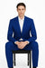 Big And Tall Mens Suit Separates - Dark Royal Blue ~ Indigo ~ Cobalt Blue Suit