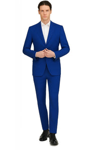 Big And Tall Mens Suit Separates - Dark Royal Blue ~ Indigo ~ Cobalt Blue Suit