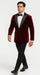 Big and Tall Velvet Blazer in Color Red  - Sportcoat  Rhinestone-Embedded  Stacy Adams $179