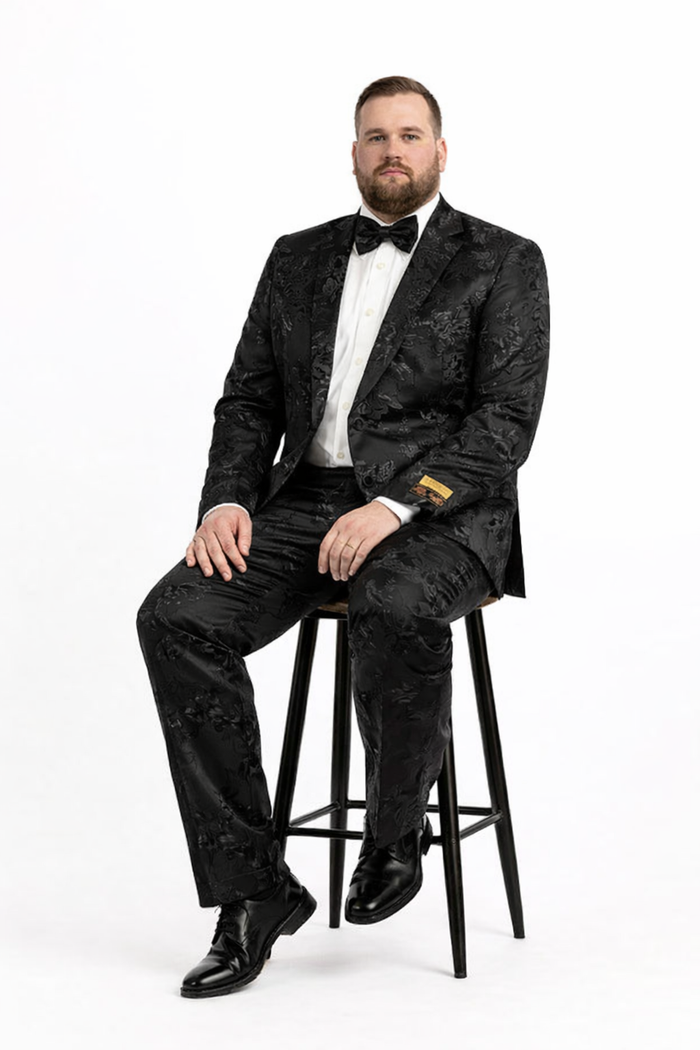 Big and Tall Mens Tuxedos Jacket - Big And Tall Formal Wear - Bowties Included - For Big Guys - Image 5