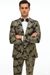 Black and Gold and Silver Sequin Suit - Shiny Prom Tuxedo Slim Fit Suit