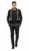 Black and Gold Suit - Paisley Suit