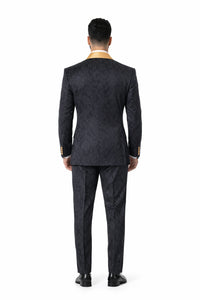 Black And Gold Tuxedo - Gold Suit - Gold Tuxedo - Image 2