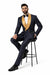 Black And Gold Tuxedo - Gold Suit - Gold Tuxedo