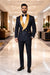 Black And Gold Tuxedo - Gold Suit - Gold Tuxedo