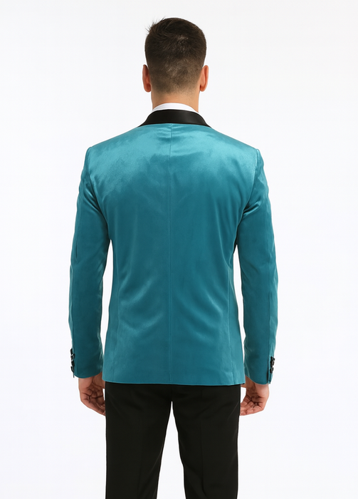 Black and Teal Tux for Every Occasion