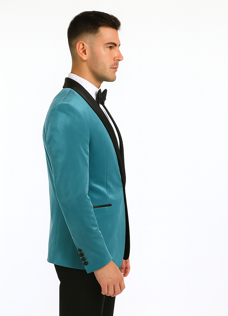 Black and Teal Tux for Every Occasion - Image 3