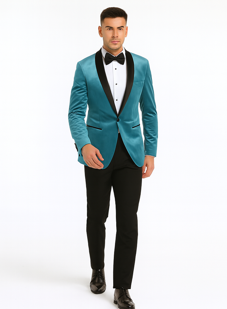 Black and Teal Tux for Every Occasion - Image 4