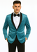 Black and Teal Tux for Every Occasion