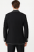 Black and White Trim Lapel Tuxedo Suit