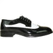Black & White Wingtip Men's Tuxedo Shoes – Vintage Gatsby Spat Dress Shoes
