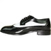 Black & White Wingtip Men's Tuxedo Shoes – Vintage Gatsby Spat Dress Shoes