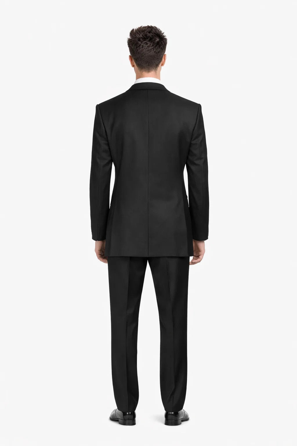 Black Best  Designer One Button Black Tuxedo Suit For Men 100% wool super 140's suit - Image 3