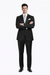 Black Best  Designer One Button Black Tuxedo Suit For Men 100% wool super 140's suit