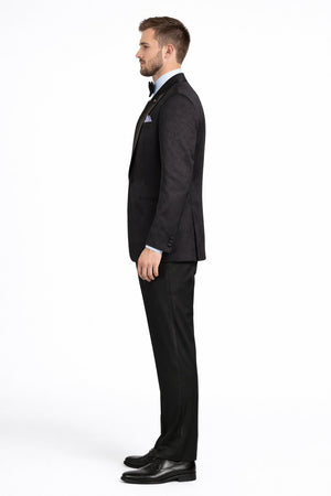 Mens Traditional Black Church Suit – Clean Classic Worship Look