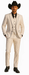 Black Lapel Two Toned Men'S 2 Buttons 3 Piece Church Suit White Tuxedo With Black Trim - Three Piece Suit