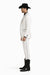 Black Lapel Two Toned Men'S 2 Buttons 3 Piece Church Suit White Tuxedo With Black Trim - Three Piece Suit