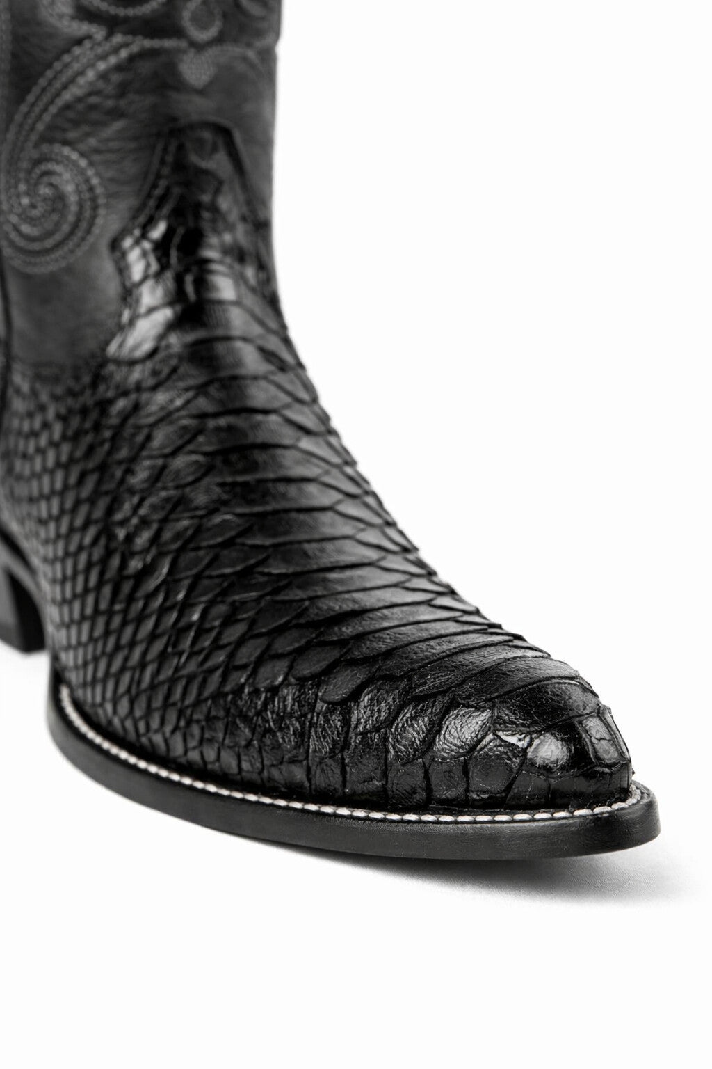 Men's Wild West Python Skin J Toe Boots 29957 - Image 11