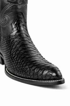 Men's Wild West Python Skin J Toe Boots 29957 - Image 11