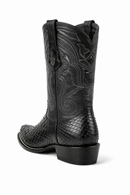Men's Wild West Python Skin J Toe Boots 29957 - Image 14
