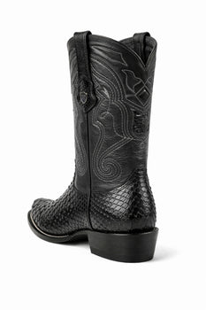 Men's Wild West Python Skin J Toe Boots 29957 - Image 14