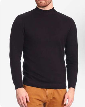 black-mock-neck-sweater