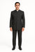 Men's Suit Mandarin Collar Black Pinstripe 5 Button Chinese Nehru Banded Collar Style Three Piece Low Priced Fashion Outfits Suits