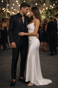 Black Prom Tuxedo - Wedding Suit - Groom Tuxedo Suit - Image 7