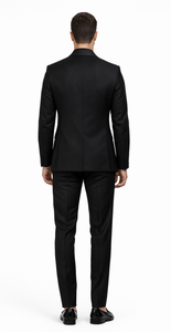 Black Prom Tuxedo - Wedding Suit - Groom Tuxedo Suit