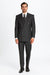Black/PS Stripe Pinstripe Double Breasted Suits Super 140s Tetron~Rayon premier quality italian fabric